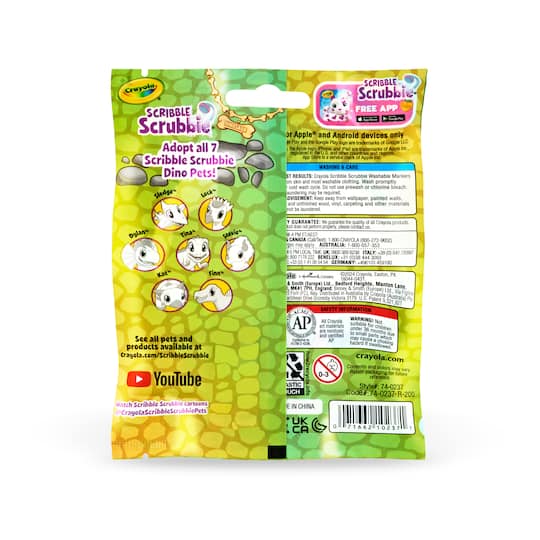 Crayola® Scribble Scrubbie® New Dinosaur Blind Pack